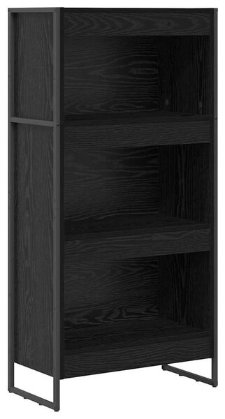 Könyvespolc Fekete tölgy 60 x 30 x 121 cm Faanyag