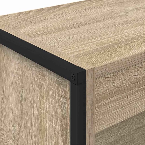 Könyvespolc Sonoma 60 x 30 x 121 cm Faanyag