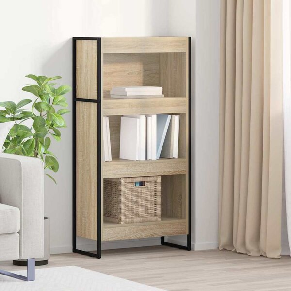 Könyvespolc Sonoma 60 x 30 x 121 cm Faanyag