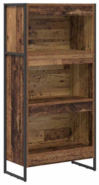Könyvespolc Öreg fa 60 x 30 x 121 cm Faanyag