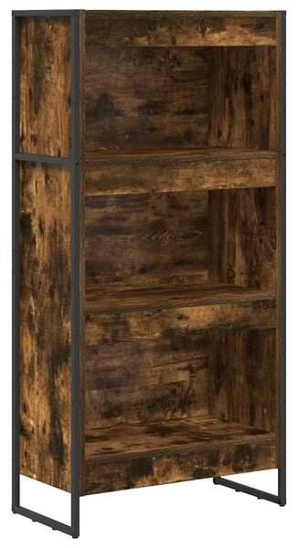Könyvespolc Füstös tölgy 60 x 30 x 121 cm Faanyag