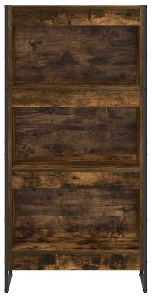Könyvespolc Füstös tölgy 60 x 30 x 121 cm Faanyag