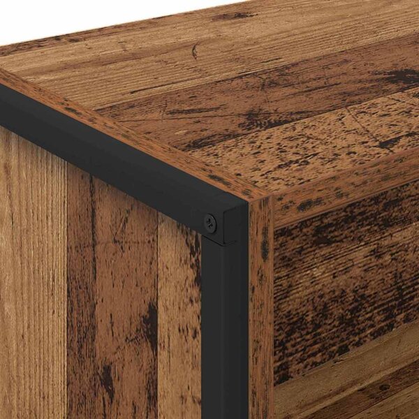 Könyvespolc Öreg fa 60 x 30 x 121 cm Faanyag