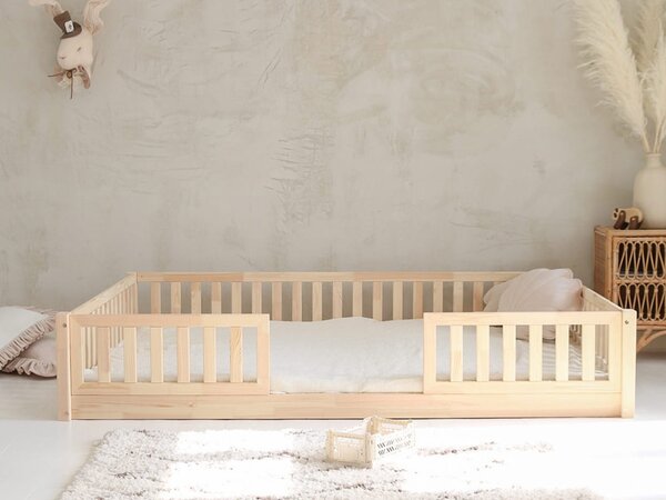 ELORA DUO NEW gyerekágy ágyneműtartóval 140x190 - natúr