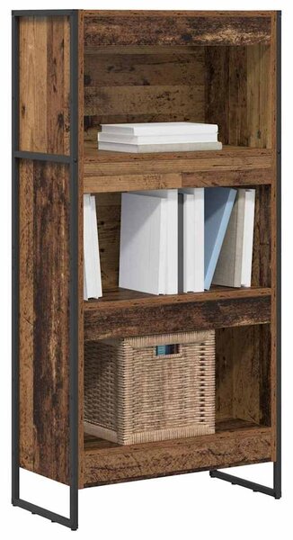 Könyvespolc Öreg fa 60 x 30 x 121 cm Faanyag
