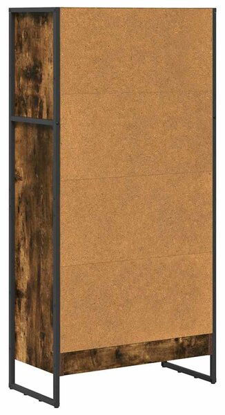 Könyvespolc Füstös tölgy 60 x 30 x 121 cm Faanyag