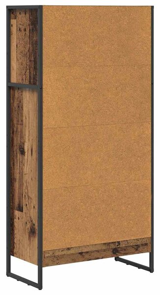 Könyvespolc Öreg fa 60 x 30 x 121 cm Faanyag