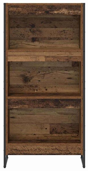 Könyvespolc Öreg fa 60 x 30 x 121 cm Faanyag