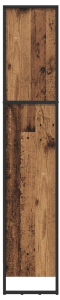 Könyvespolc Öreg fa 60 x 30 x 155 cm Faanyag