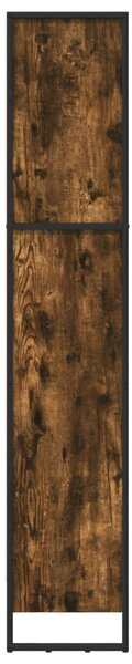 Könyvespolc Füstös tölgy 60 x 30 x 155 cm Faanyag