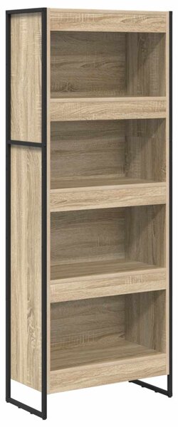 Könyvespolc Sonoma 60 x 30 x 155 cm Faanyag