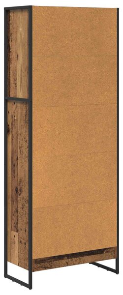 Könyvespolc Öreg fa 60 x 30 x 155 cm Faanyag