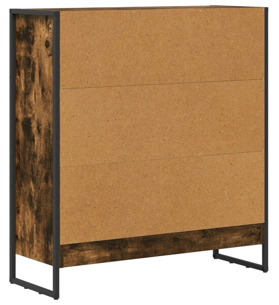 Könyvespolc Füstös tölgy 80 x 30 x 86,5 cm Faanyag