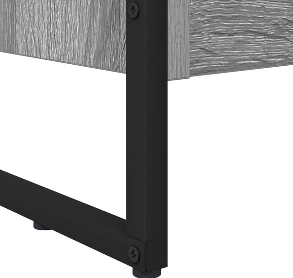 Könyvespolc Szürke Sonoma 80 x 30 x 121 cm Faanyag