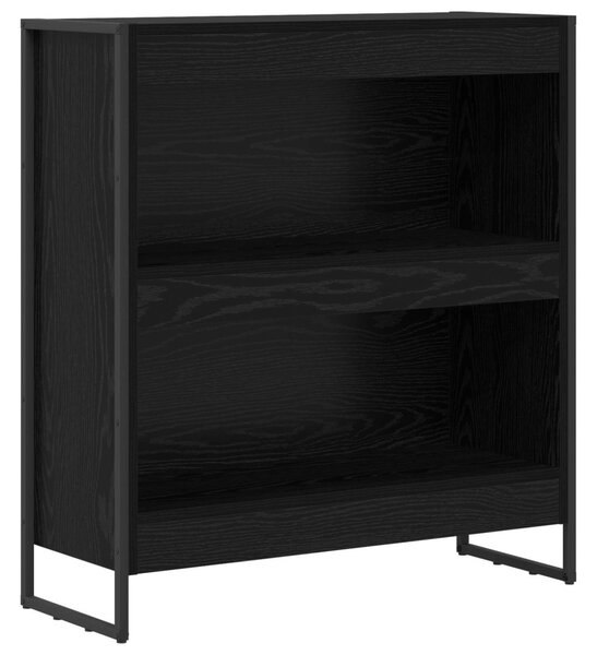 Könyvespolc Fekete tölgy 80 x 30 x 86,5 cm Faanyag