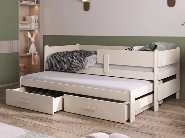 SOLANO gyerekágy 80x180 vendégággyal - kasmír