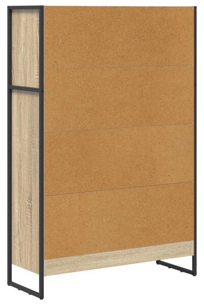 Könyvespolc Sonoma 80 x 30 x 121 cm Faanyag