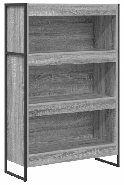 Könyvespolc Szürke Sonoma 80 x 30 x 121 cm Faanyag