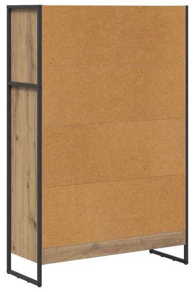 Könyvespolc Művészi tölgy 80 x 30 x 121 cm Faanyag