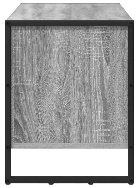 Cipőszekrény tárolóval Szürke Sonoma 60 x 35 x 44 cm Faanyag