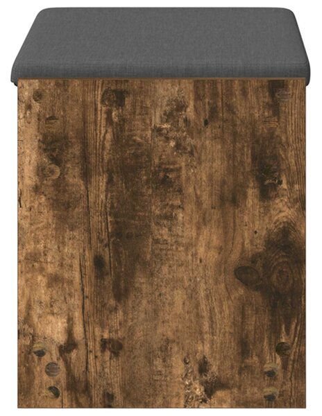 Előtér pad Füstölt Tölgy 63 x 38 x 45 cm Műanyag Fa és Szövet