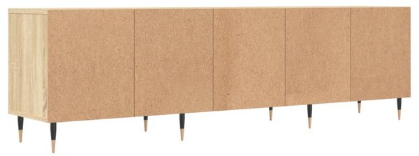 Sonoma tölgy színű szerelt fa fali TV-szekrény 150x30x44,5 cm