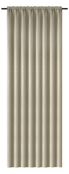 OXFORD sötétítő függöny 140x270 cm világos bézs Felfüggesztés: Hullámos sínszalag