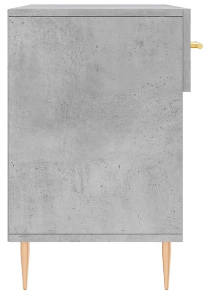 Betonszürke szerelt fa cipőpolc 102 x 35 x 55 cm