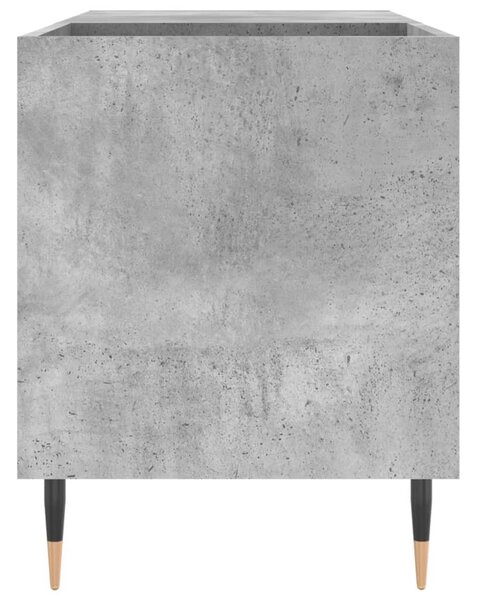 Betonszürke szerelt fa hanglemezszekrény 85x38x48 cm