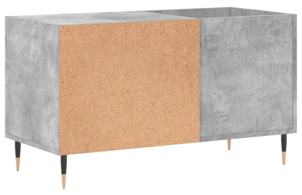 Betonszürke szerelt fa hanglemezszekrény 85x38x48 cm