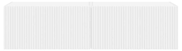 TV Fali Szekrény 2 pcs Fehér 60 x 31 x 29,5 cm Faanyag