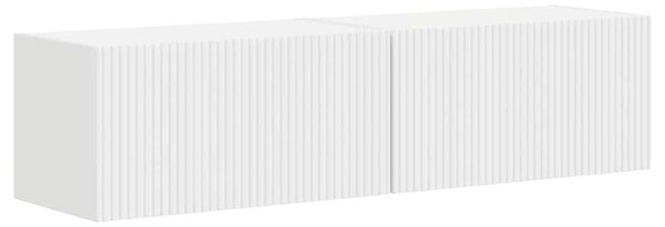 TV Fali Szekrény 2 pcs Fehér 60 x 31 x 29,5 cm Faanyag
