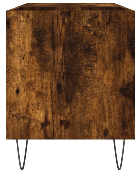 Füstös tölgy színű szerelt fa hanglemezszekrény 85x38x48 cm