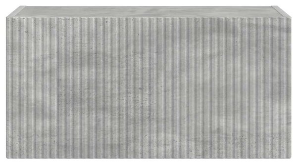 TV Fali Szekrény 60 x 31 x 29,5 cm Beton Szerelt Fa