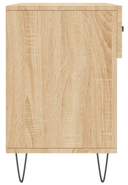 Sonoma tölgy színű szerelt fa cipőpolc 102x35x55 cm