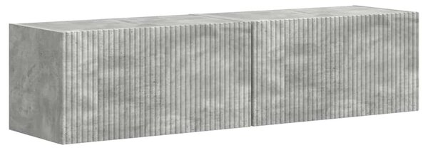 TV Fali Szekrény 2 pcs Beton 60 x 31 x 29,5 cm Faanyag