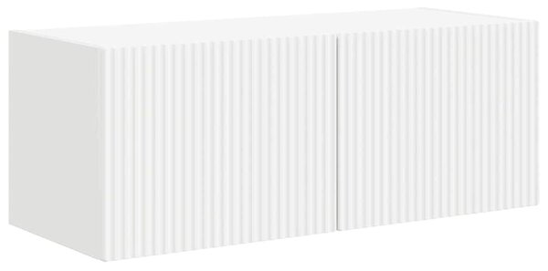 TV Fali Szekrény 2 pcs Fehér 78,5 x 31 x 29,5 cm Faanyag