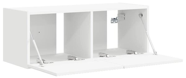 TV Fali Szekrény Fehér 78,5 x 31 x 29,5 cm Faanyag