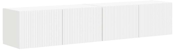 TV Fali Szekrény 2 pcs Fehér 78,5 x 31 x 29,5 cm Faanyag