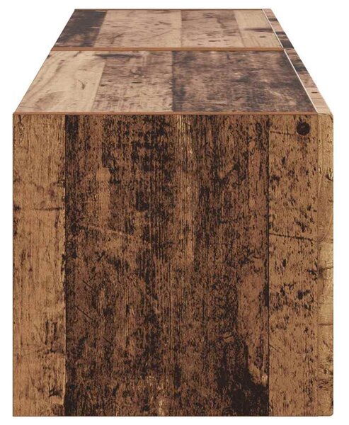 TV Fali Szekrény 2 pcs Öreg fa 60 x 31 x 29,5 cm Faanyag