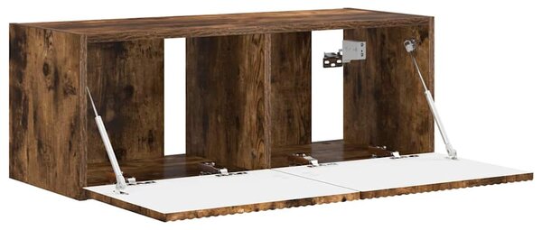 TV Fali Szekrény Füstölt tölgy 78,5 x 31 x 29,5 cm Faanyag