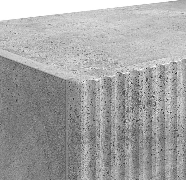 TV Fali Szekrény 2 pcs Beton 78,5 x 31 x 29,5 cm Faanyag