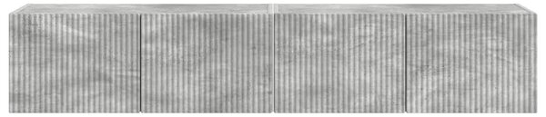 TV Fali Szekrény 2 pcs Beton 78,5 x 31 x 29,5 cm Faanyag