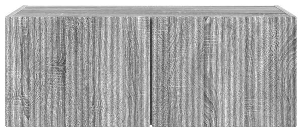 TV Fali Szekrény Szürke Sonoma 78,5 x 31 x 29,5 cm Faanyag