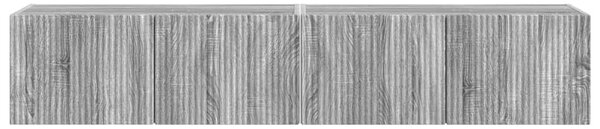 TV Fali Szekrény 2 pcs Szürke Sonoma 78,5 x 31 x 29,5 cm