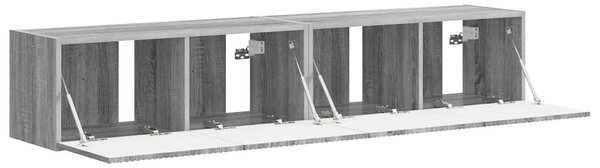 TV Fali Szekrény 2 pcs Szürke Sonoma 78,5 x 31 x 29,5 cm