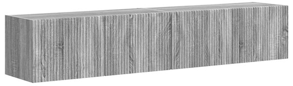 TV Fali Szekrény 2 pcs Szürke Sonoma 78,5 x 31 x 29,5 cm