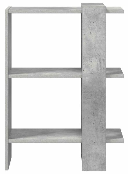Könyvespolc Beton Szürke 52 x 25 x 71,5 cm Faanyag