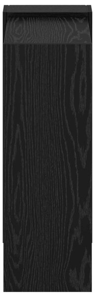 Könyvespolc Fekete tölgy 52 x 25 x 71,5 cm Faanyag
