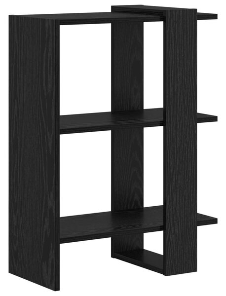 Könyvespolc Fekete tölgy 52 x 25 x 71,5 cm Faanyag